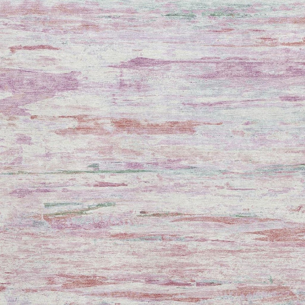 HomeRoots 5' X 8' Blush and Ivory Abstract Area Rug - Stylish, Washable, UV-Protected & Pet-Friendly Design! 710126
