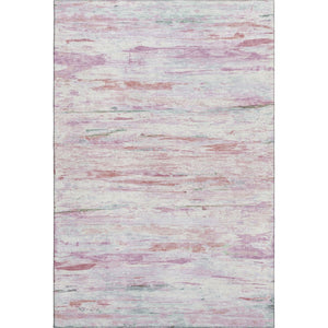 HomeRoots 10' X 14' Blush & Ivory Abstract Washable Area Rug - UV Protected, Stylish & Easy to Clean! 710130