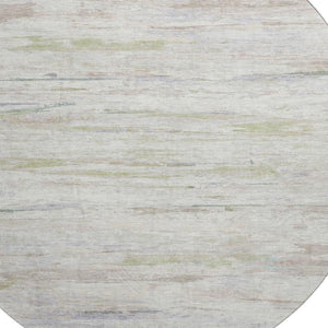 HomeRoots 8' X 10' Ivory And Beige Abstract Area Rug - Stylish, Washable, UV Protected, Perfect for High-Traffic Areas 710140