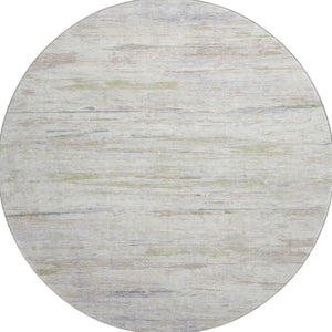 HomeRoots 8' X 10' Ivory And Beige Abstract Area Rug - Stylish, Washable, UV Protected, Perfect for High-Traffic Areas 710140
