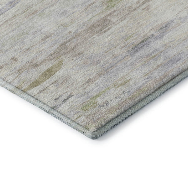 HomeRoots 10' X 14' Ivory and Beige Abstract Area Rug - Washable, Stain-Resistant, UV Protected for Homes 710142