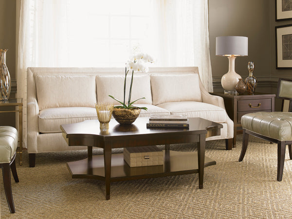 Lexington Bradley Sofa - Elegant New Traditional Design With Antique Mirrored Fronts And Plush Comfort Seating   7101-33-40