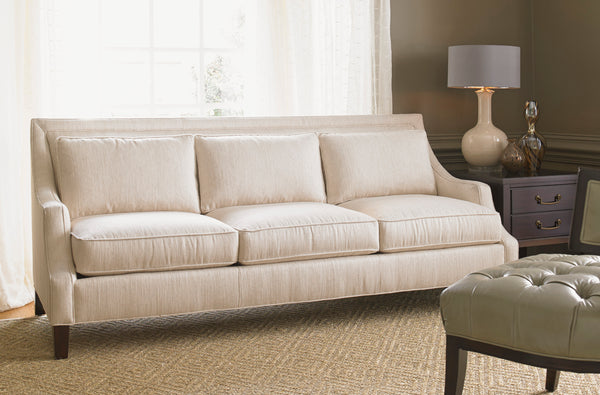 Lexington Bradley Sofa - Elegant New Traditional Design With Antique Mirrored Fronts And Plush Comfort Seating   7101-33-40