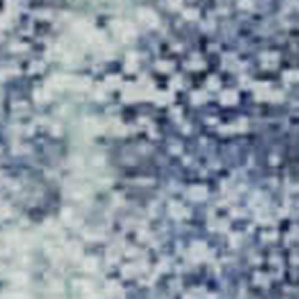 HomeRoots 10' Versatile Denim Blue Gray Ivory Abstract Washable Area Rug with UV Protection for Modern Homes 710214
