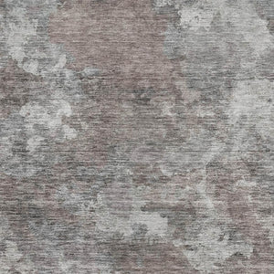 HomeRoots 10' X 14' Brown and Gray Abstract Washable Area Rug - Stylish, Stain-Resistant with UV Protection! 710310