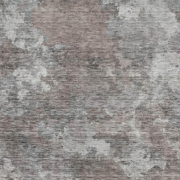 HomeRoots 10' X 14' Brown and Gray Abstract Washable Area Rug - Stylish, Stain-Resistant with UV Protection! 710310