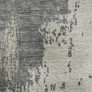 HomeRoots 10' Khaki Taupe & Copper Abstract Washable Area Rug – UV Protected, Durable, Stain Resistant Design 710388