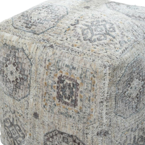 HomeRoots 5' X 8' Washable Blush & Emerald Geometric Area Rug - UV Protected, Stain-Resistant, Durable Design 710412