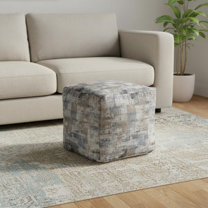 HomeRoots 9' X 12' Blush & Emerald Geometric Area Rug - Washable, UV-Protected, Durable for High-Traffic Homes 710418
