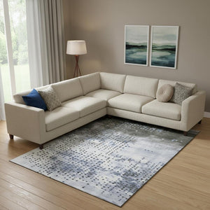 HomeRoots 18" Ivory Cotton Wool & Jute Striped Pouf Ottoman – Versatile Footrest & Chic Accent for Any Space 710431