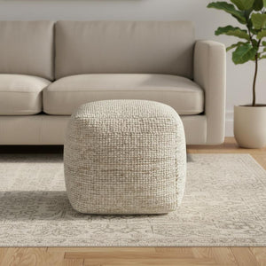 HomeRoots 10' Denim Blue & Chocolate Geometric Washable Area Rug - UV Protected, Stylish & Durable for Homes 710432