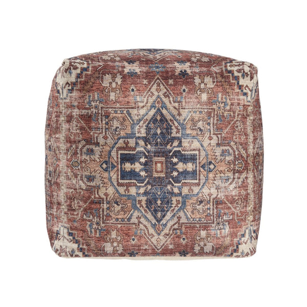 HomeRoots 5' X 8' Stylish Geometric Area Rug - Washable, Stain-Resistant, UV Protected for Modern Homes 710436