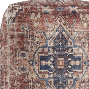 HomeRoots 5' X 8' Stylish Geometric Area Rug - Washable, Stain-Resistant, UV Protected for Modern Homes 710436