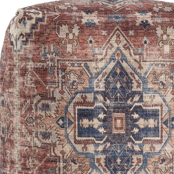 HomeRoots 5' X 8' Stylish Geometric Area Rug - Washable, Stain-Resistant, UV Protected for Modern Homes 710436