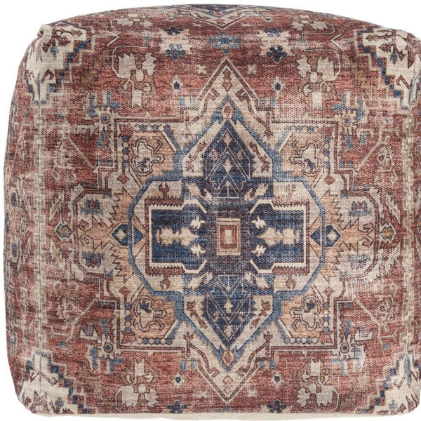 HomeRoots 5' X 8' Stylish Geometric Area Rug - Washable, Stain-Resistant, UV Protected for Modern Homes 710436