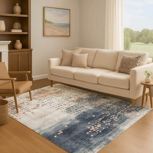 HomeRoots 18" Elegant Ivory and Taupe Upholstered Medallion Pouf Ottoman - Rustic Comfort for Any Room 710441