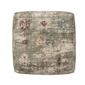 HomeRoots 10' X 14' Stylish Linen and Blue Geometric Area Rug - Washable, UV Protected, Pet-Friendly Design 710444