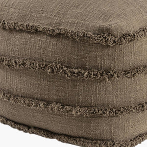 HomeRoots 8' Teal and Chocolate Geometric Washable Round Rug - Durable, UV-Protected, Perfect for Busy Homes! 710450