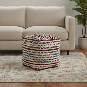 HomeRoots 9' X 12' Teal & Gray Geometric Area Rug - Washable, UV-Protected, Stylish for Modern Homes! 710484