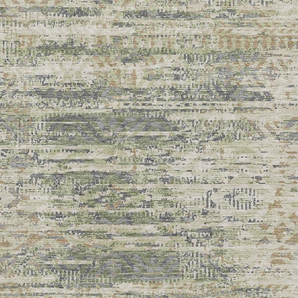 HomeRoots 10' X 14' Artichoke Green Moroccan Area Rug - Durable, UV-Protected, Stain-Resistant for Busy Homes 710496