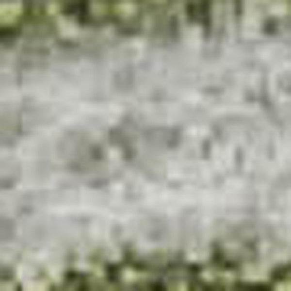 HomeRoots 5' X 8' Olive Green Gray Ivory Geometric Area Rug – Washable, UV-Protected & Stain-Resistant! 710612