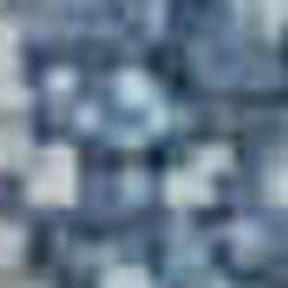 HomeRoots 10' Blue and Gray Geometric Washable Area Rug - Durable, Stain Resistant, UV Protected for High Traffic 710646