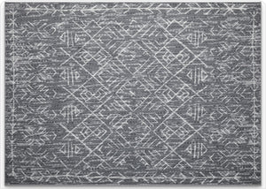 HomeRoots 8' X 10' Green & Off-White Tribal Distressed Area Rug - Durable, Stylish, Low-Maintenance for Any Room 710667