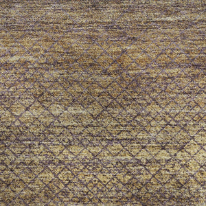 HomeRoots 5' X 8' Eggplant and Brown Geometric Area Rug – Washable, UV-Protected, Durable for Modern Spaces! 710707