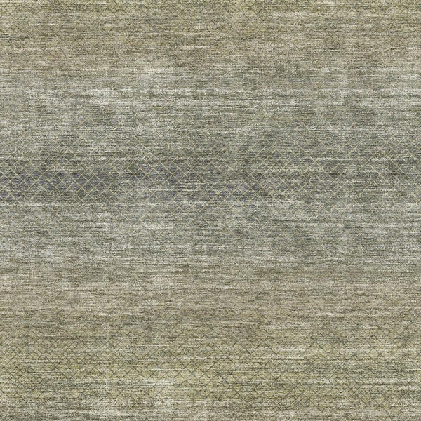 HomeRoots 10' X 14' Fern Green & Gray Geometric Area Rug - Washable, UV-Protected, Stylish, Durable Design 710717