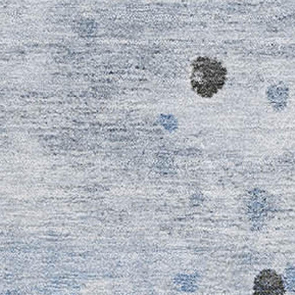 HomeRoots 5' x 8' Sky Blue Abstract Area Rug - Durable, Washable, UV-Protected & Perfect for Modern Spaces 710761