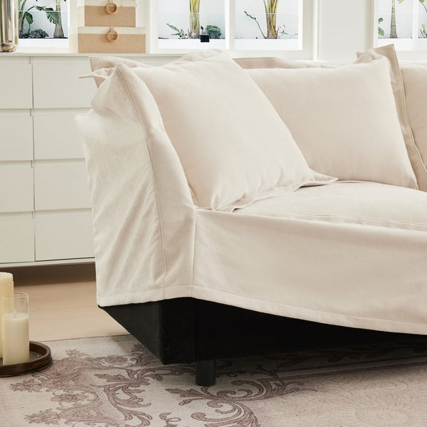 English Elm Koala Chenille Sectional Sofa Deep Seat High Back Left Chaise for Living Room W3041P240111