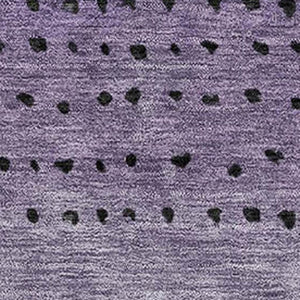 HomeRoots 5' X 8' Contemporary Purple, Charcoal & Gray Abstract Washable Area Rug with UV Protection & Durability 710821