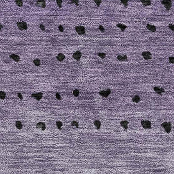 HomeRoots 5' X 8' Contemporary Purple, Charcoal & Gray Abstract Washable Area Rug with UV Protection & Durability 710821