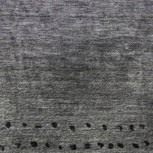 HomeRoots 8' X 10' Modern Purple Charcoal Gray Abstract Washable Area Rug with UV Protection & Non-Slip Backing 710823