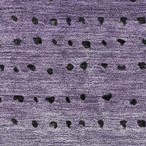 HomeRoots 9' X 12' Abstract Purple Charcoal & Gray Washable Area Rug with UV Protection for High-Traffic Homes 710824