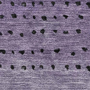 HomeRoots 10' X 14' Purple Charcoal & Gray Abstract Washable Area Rug - UV Protection for Busy Homes! 710825