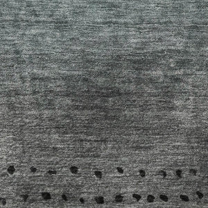 HomeRoots 8' X 10' Teal Charcoal Gray Abstract Washable Area Rug - UV Protected, Non-Slip for High Traffic Areas 710829
