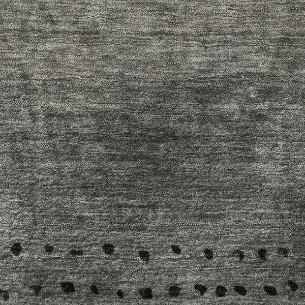 HomeRoots 8' Taupe Charcoal Gray Abstract Washable Round Rug – Stylish, Durable, UV-Protected for Any Space 710834
