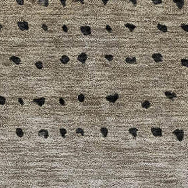 HomeRoots 10' X 14' Modern Abstract Washable Area Rug in Taupe Charcoal Gray - Stain Resistant & UV Protected 710837