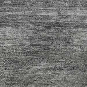 HomeRoots 9' X 12' Denim Blue Charcoal Gray Abstract Area Rug - Washable, UV Protected, Durable & Stylish! 710842