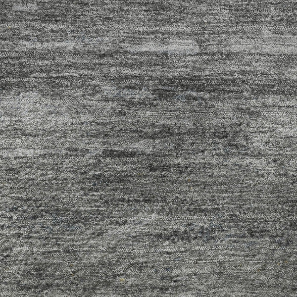HomeRoots 9' X 12' Denim Blue Charcoal Gray Abstract Area Rug - Washable, UV Protected, Durable & Stylish! 710842