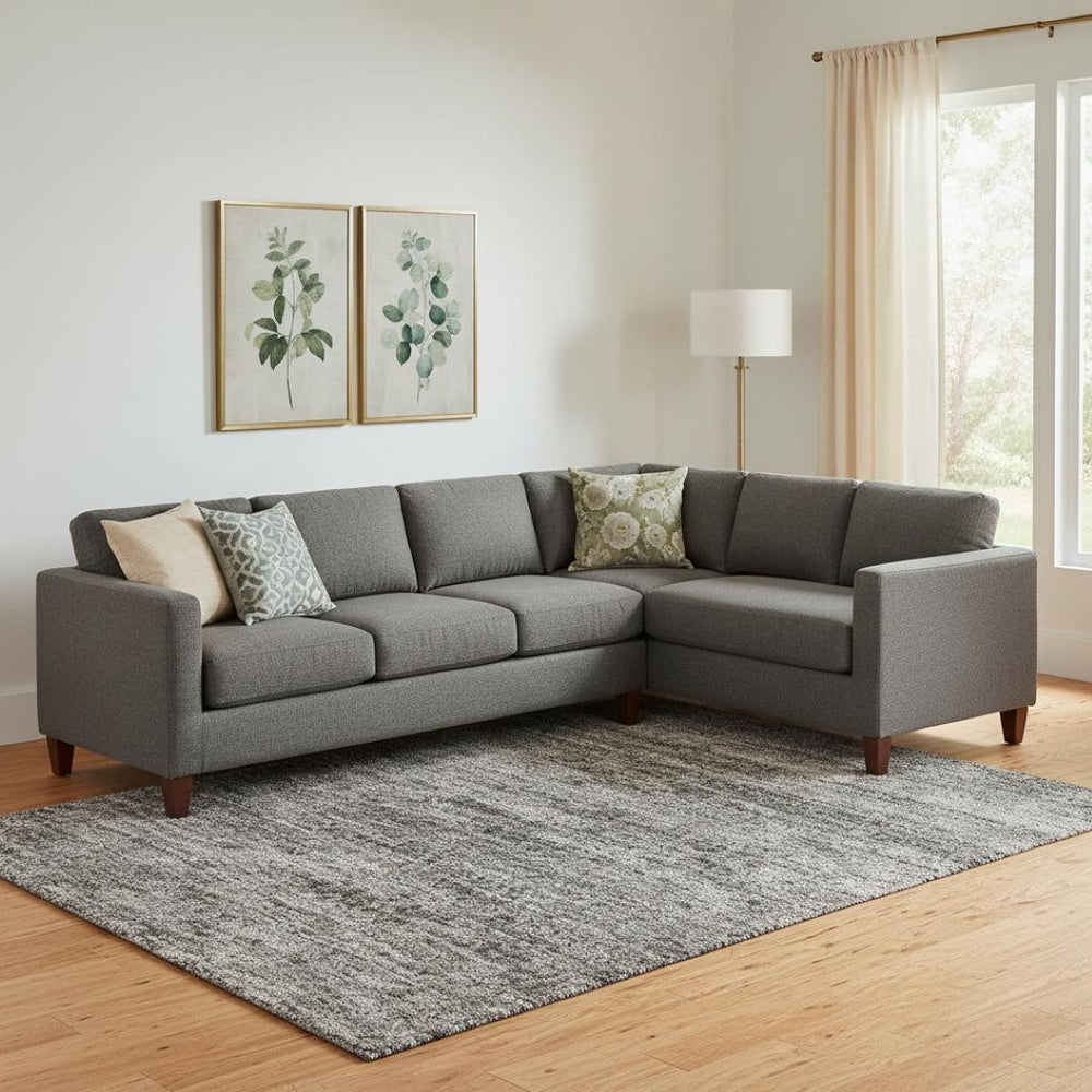 HomeRoots 10' X 14' Modern Abstract Washable Area Rug in Rust, Charcoal & Gray – UV Protected & Stain Resistant 710855