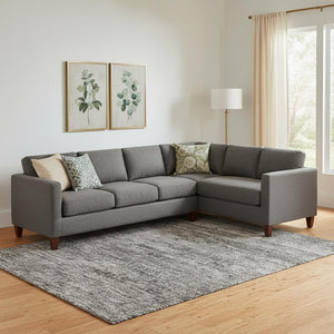 HomeRoots 10' X 14' Modern Abstract Washable Area Rug in Rust, Charcoal & Gray – UV Protected & Stain Resistant 710855