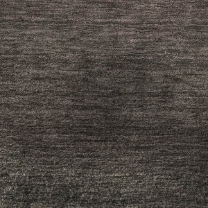 HomeRoots 8' Modern Ombre Washable Round Rug in Black, Gray & Silver - UV Protected, Stain-Resistant Design 710906