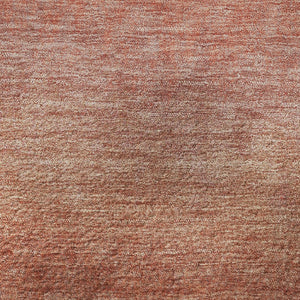 HomeRoots 8' Stylish Coral, Wheat & Blue Ombre Washable Round Rug – UV Protected, Stain Resistant, Non-Slip! 710918