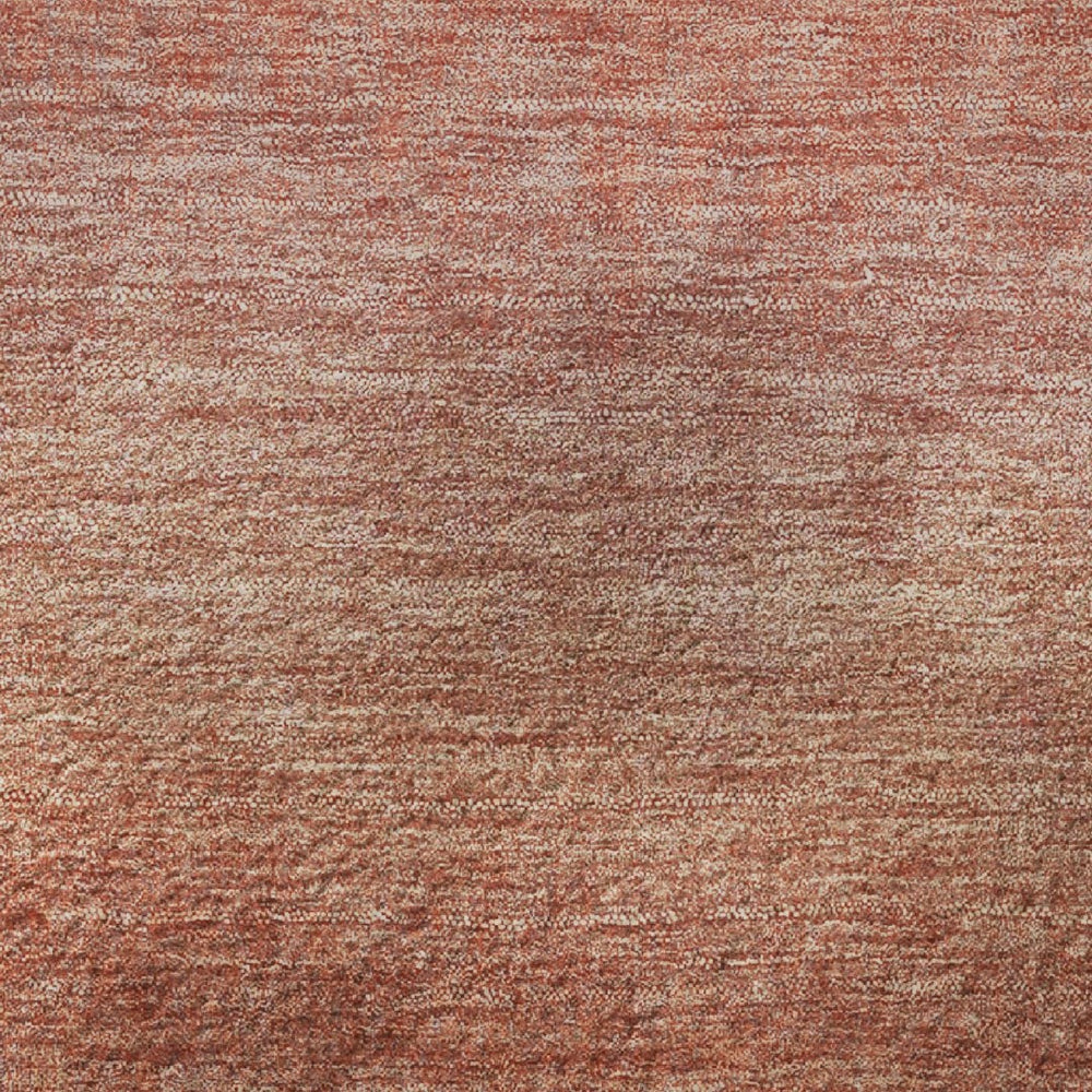 HomeRoots 10' X 14' Coral Wheat & Blue Ombre Washable Area Rug - Stylish, Durable, UV-Protected & Kid-Friendly! 710921