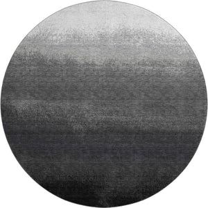 HomeRoots 8' X 10' Washable Ombre Area Rug in Gray, Black & Silver - UV Protected, Easy-Care, Pet-Friendly Design 710931