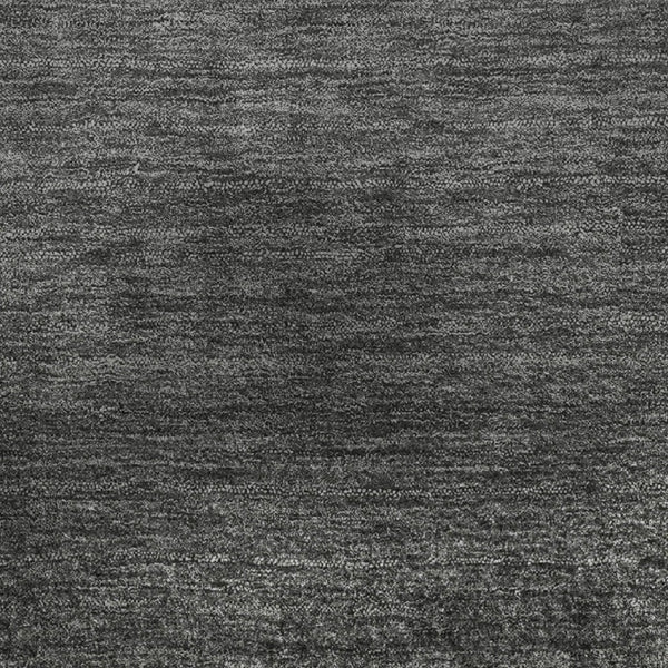 HomeRoots 9' X 12' Gray, Black, Silver Ombre Washable Area Rug - Durable, Stain Resistant, UV Protected Design 710932