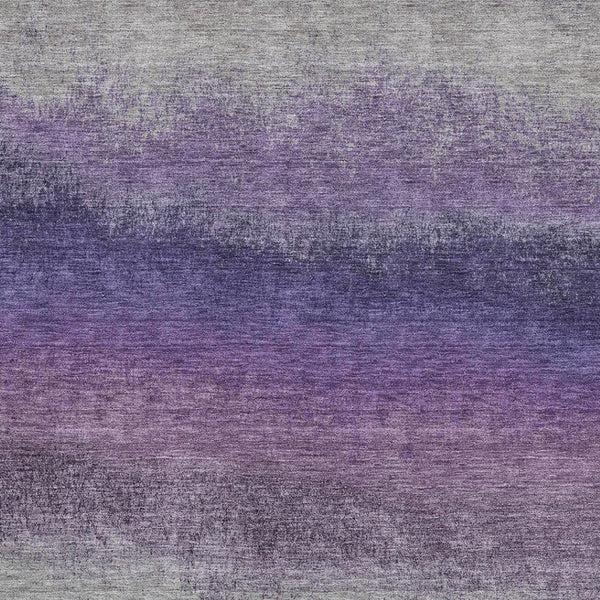 HomeRoots 9' X 12' Stylish Lavender Gray & Silver Ombre Area Rug – Stain Resistant, UV Protected & Easy Care! 710938