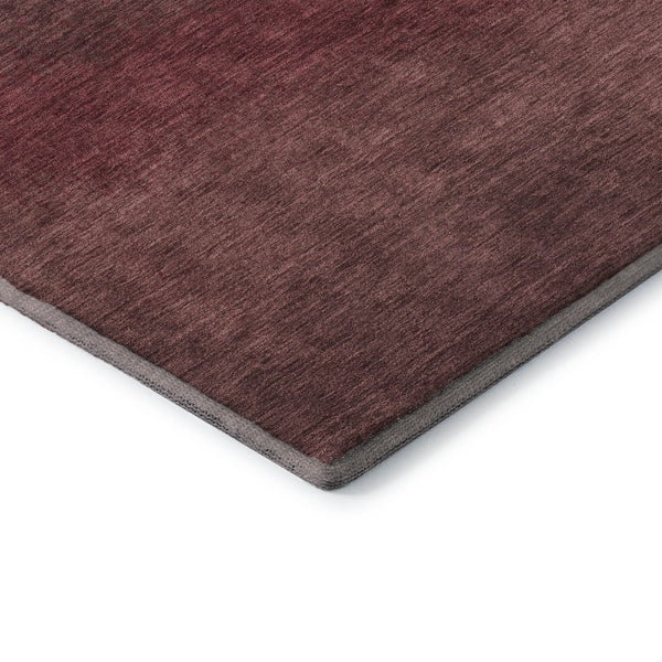HomeRoots 8' X 10' Ombre Red and Blush Washable Area Rug - Stylish, Durable, UV-Protected for Daily Use! 710943